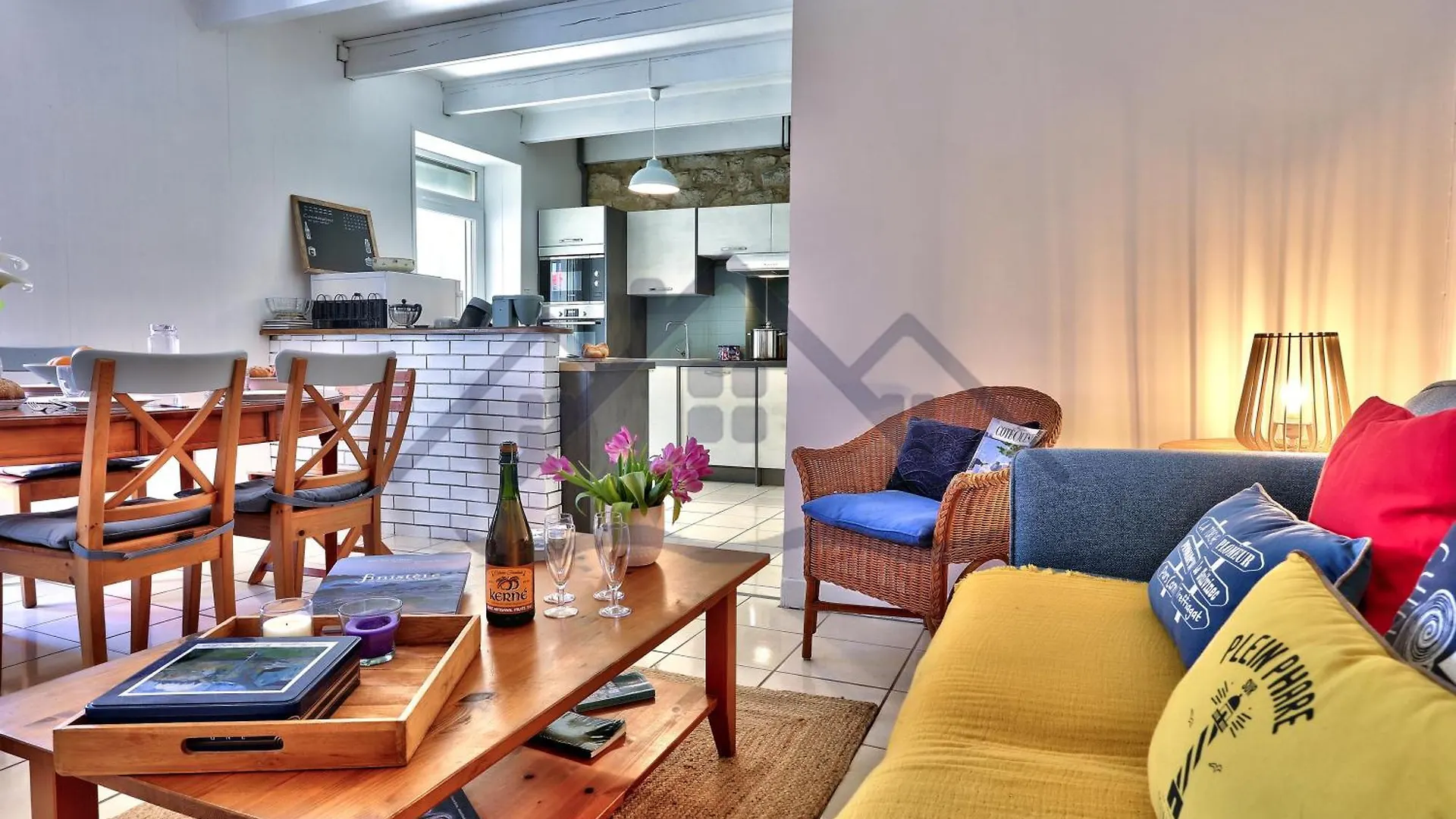 Localise - M26B - Les Belles Ames - Maison Renovee Avec Jardin Entierement Clos - Place De Parking Sur Le Terrain - Wifi Inclus - Draps Inclus - Animaux Bienvenus Guilvinec 0*,